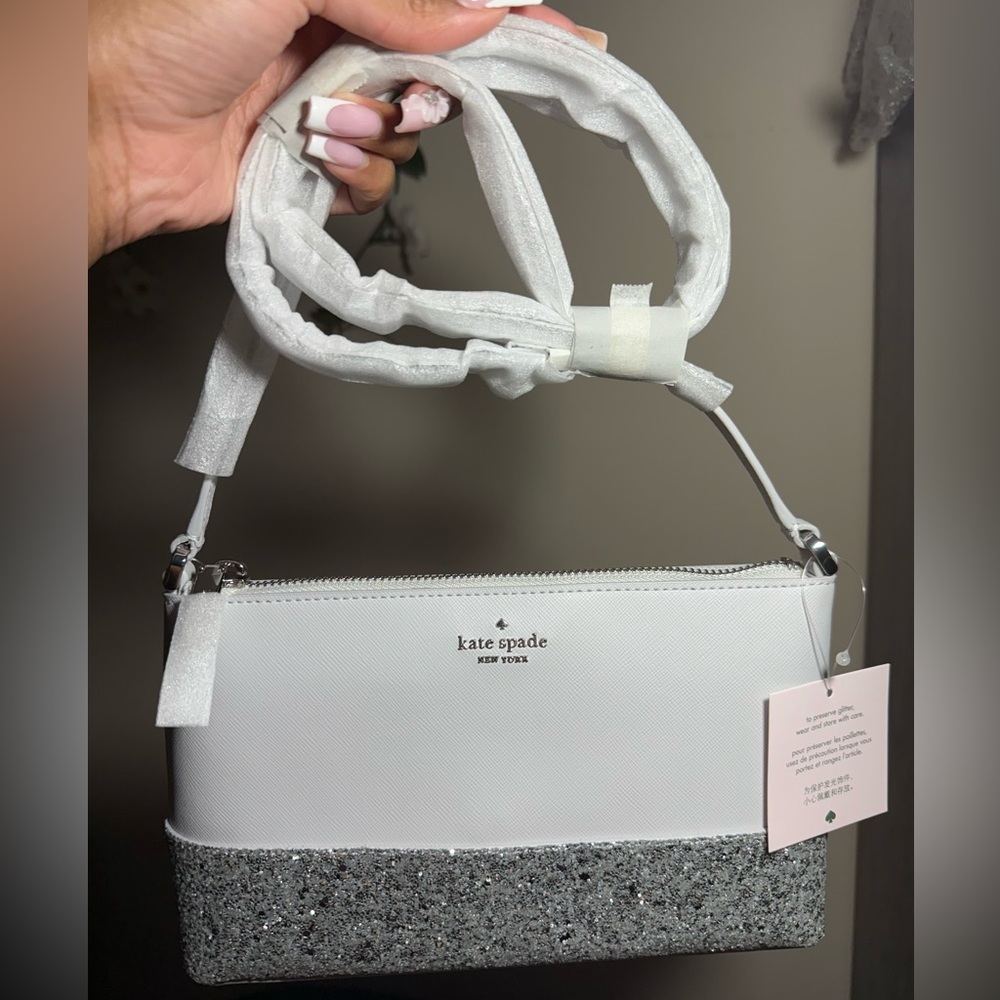 Kate spade flash glitter crossbody NWT